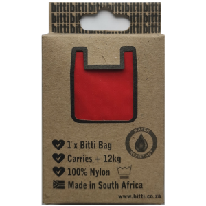 Bitti Red Reusable Shopping Bag